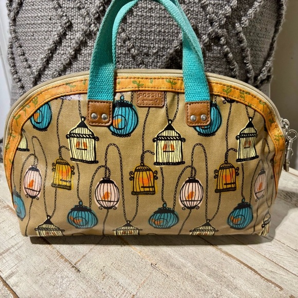 Fossil Handbags - ❤️Vintage Fossil Ker-Per Birdcage Handbag